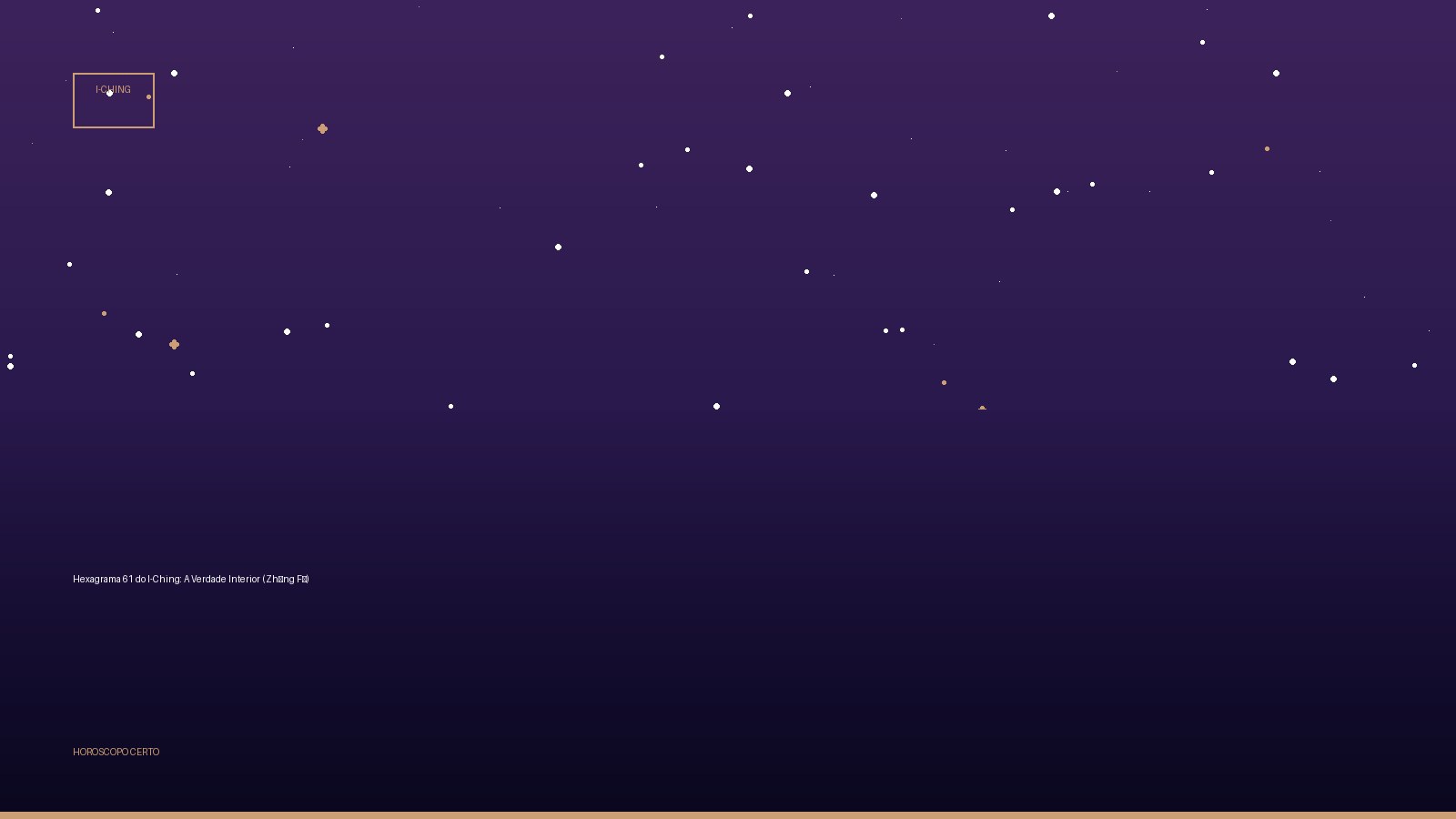 Hexagrama 61 do I-Ching: A Verdade Interior (Zhōng Fú) — I-Ching no Horoscopo Certo