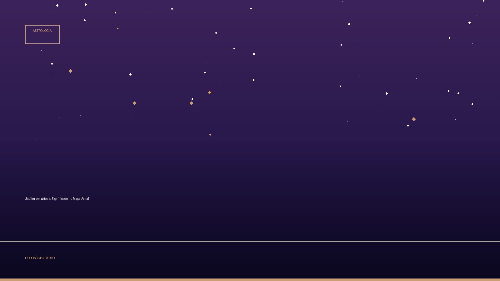 Júpiter em Áries ♈: Significado no Mapa Astral — Astrologia no Horoscopo Certo
