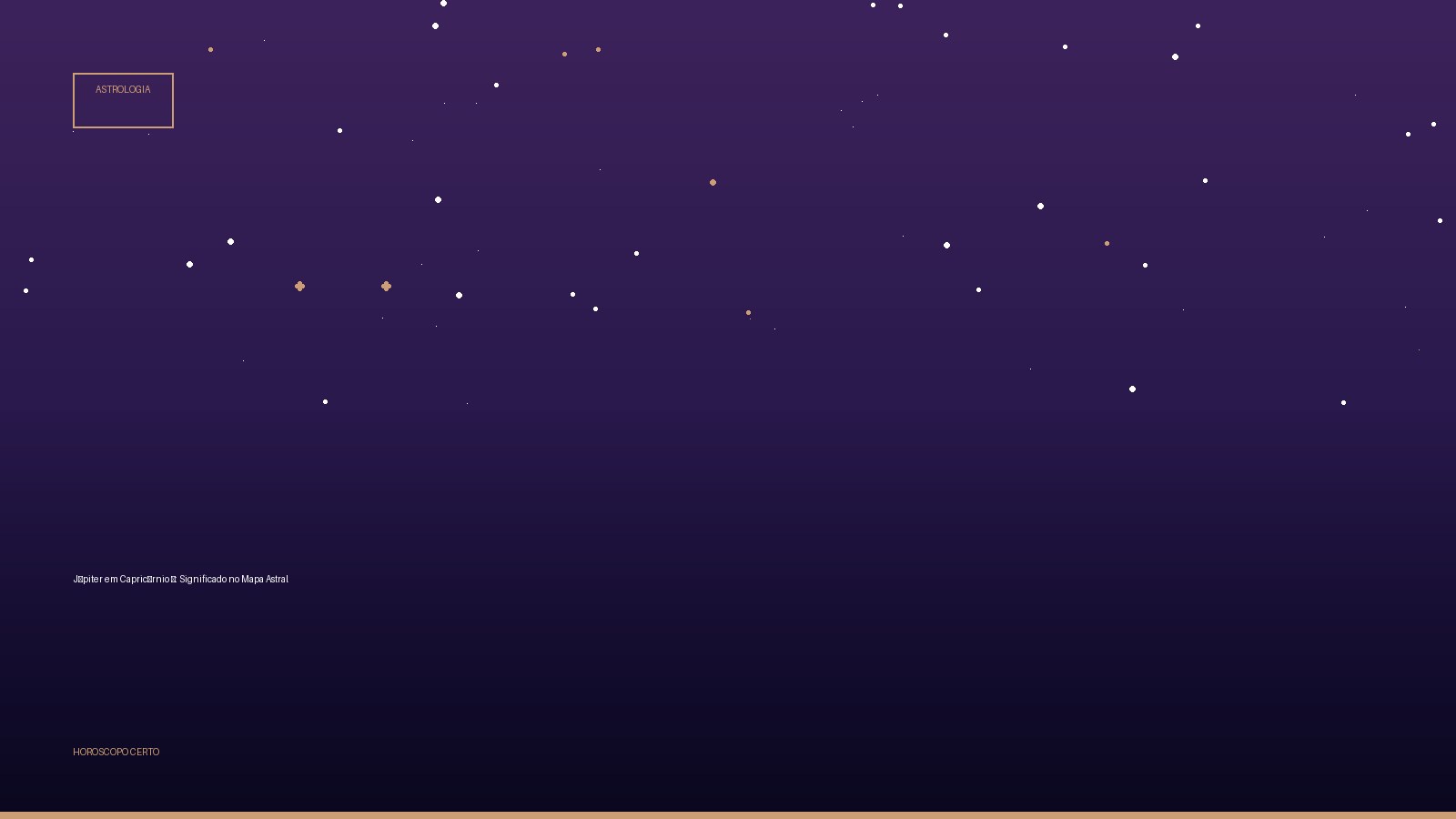 Júpiter em Capricórnio ♑: Significado no Mapa Astral — Astrologia no Horoscopo Certo