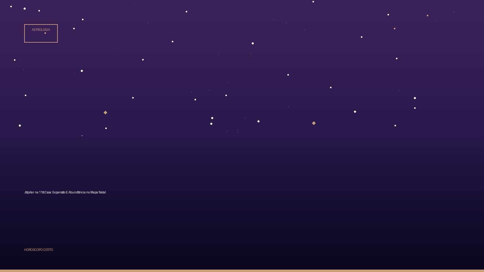 Júpiter na 11ª Casa: Expansão E Abundância no Mapa Natal — Astrologia no Horoscopo Certo
