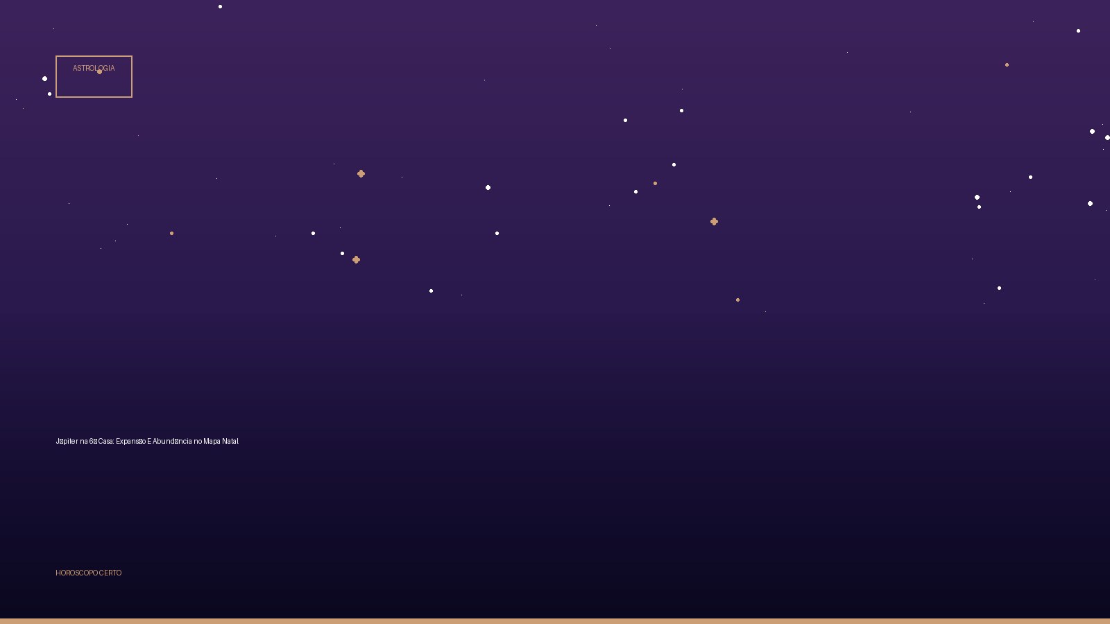 Júpiter na 6ª Casa: Expansão E Abundância no Mapa Natal — Astrologia no Horoscopo Certo
