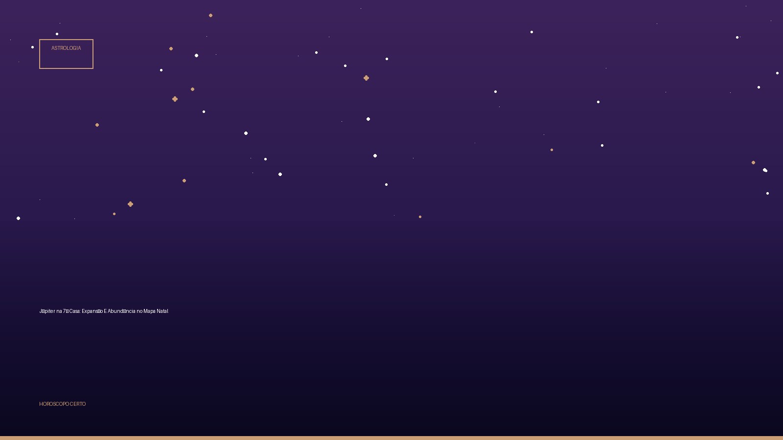 Júpiter na 7ª Casa: Expansão E Abundância no Mapa Natal — Astrologia no Horoscopo Certo