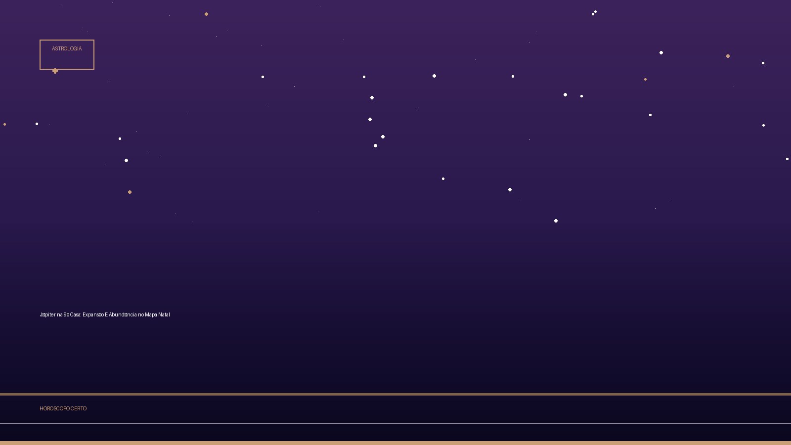 Júpiter na 9ª Casa: Expansão E Abundância no Mapa Natal — Astrologia no Horoscopo Certo