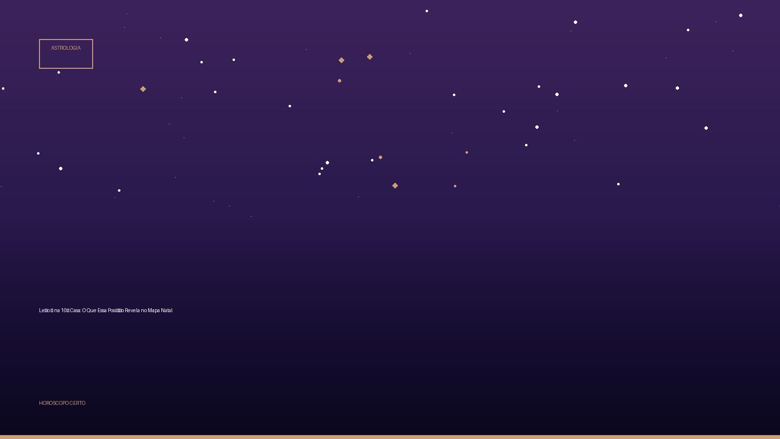 Leão ♌ na 10ª Casa: O Que Essa Posição Revela no Mapa Natal — Astrologia no Horoscopo Certo