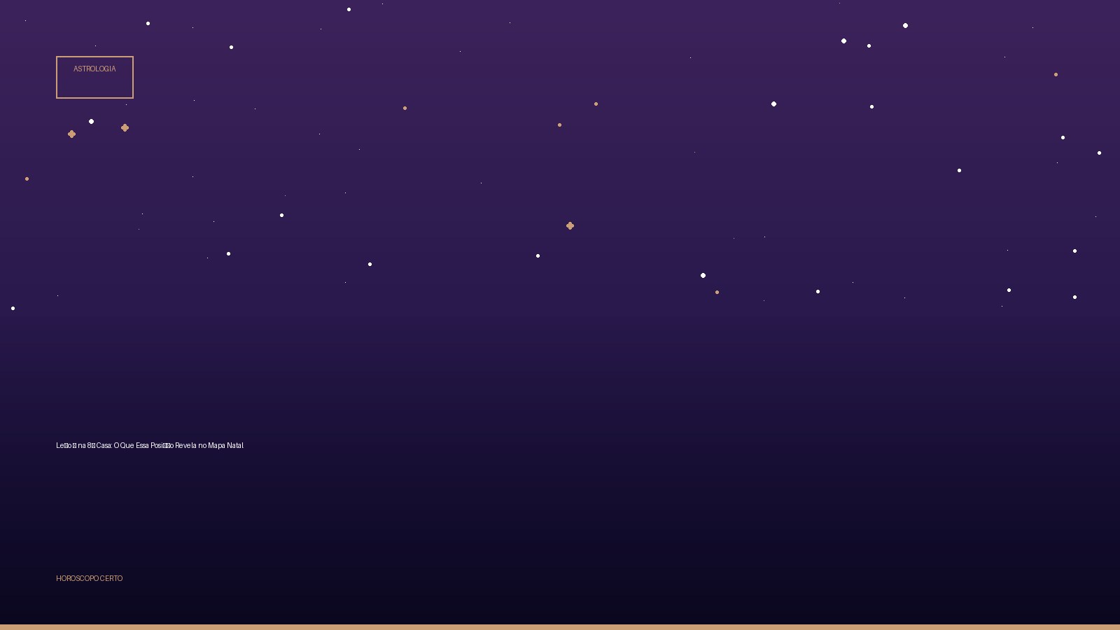 Leão ♌ na 8ª Casa: O Que Essa Posição Revela no Mapa Natal — Astrologia no Horoscopo Certo