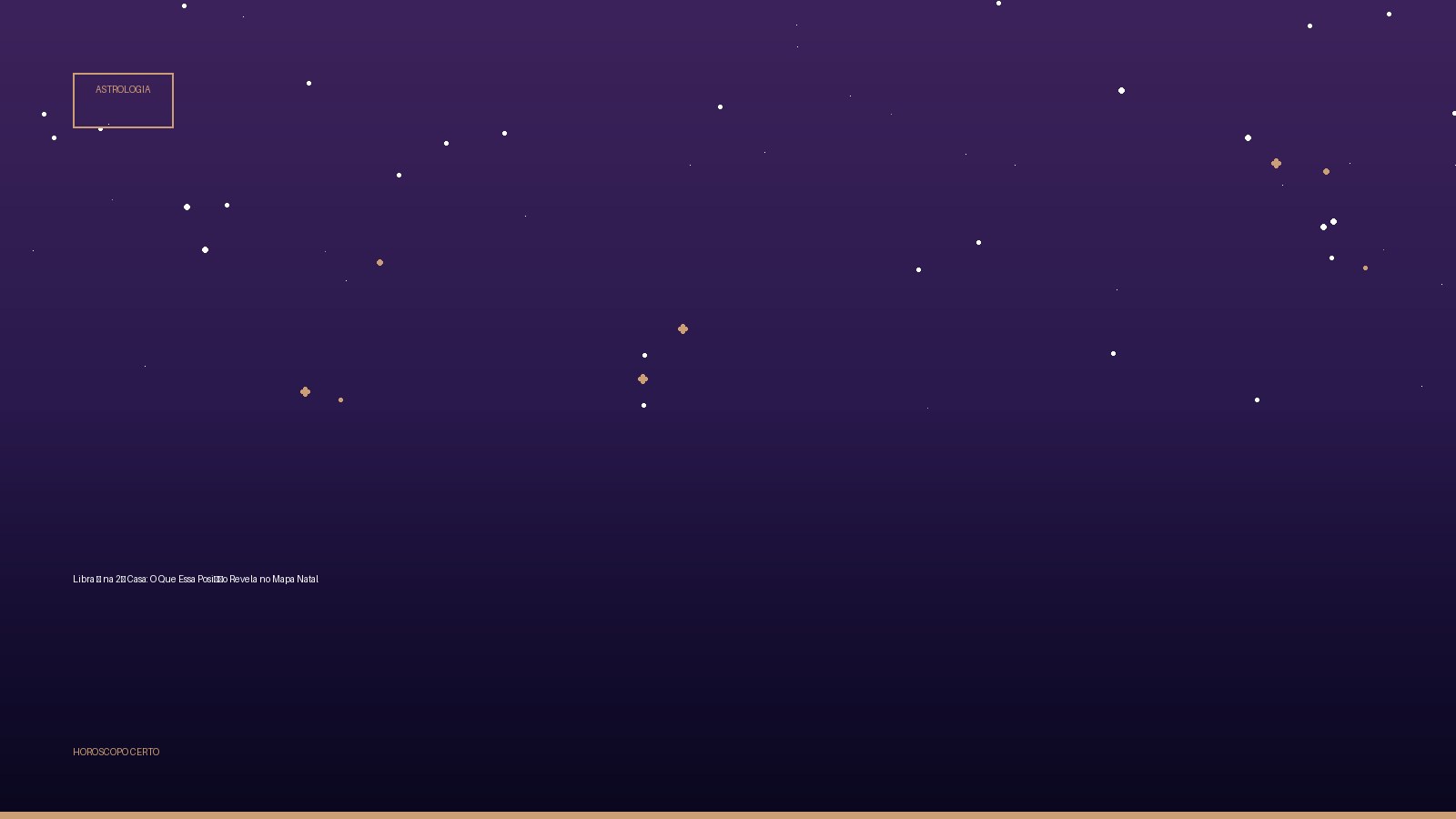 Libra ♎ na 2ª Casa: O Que Essa Posição Revela no Mapa Natal — Astrologia no Horoscopo Certo