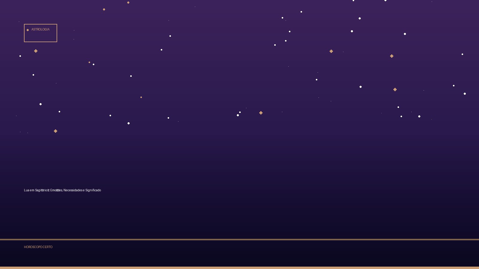 Lua em Sagitário ♐: Emoções, Necessidades e Significado — Astrologia no Horoscopo Certo