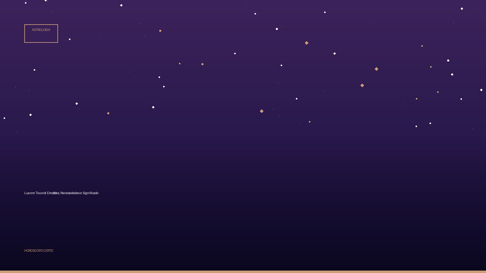 Lua em Touro ♉: Emoções, Necessidades e Significado — Astrologia no Horoscopo Certo