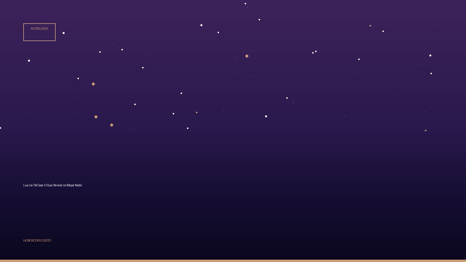 Lua na 7ª Casa: O Que Revela no Mapa Natal — Astrologia no Horoscopo Certo