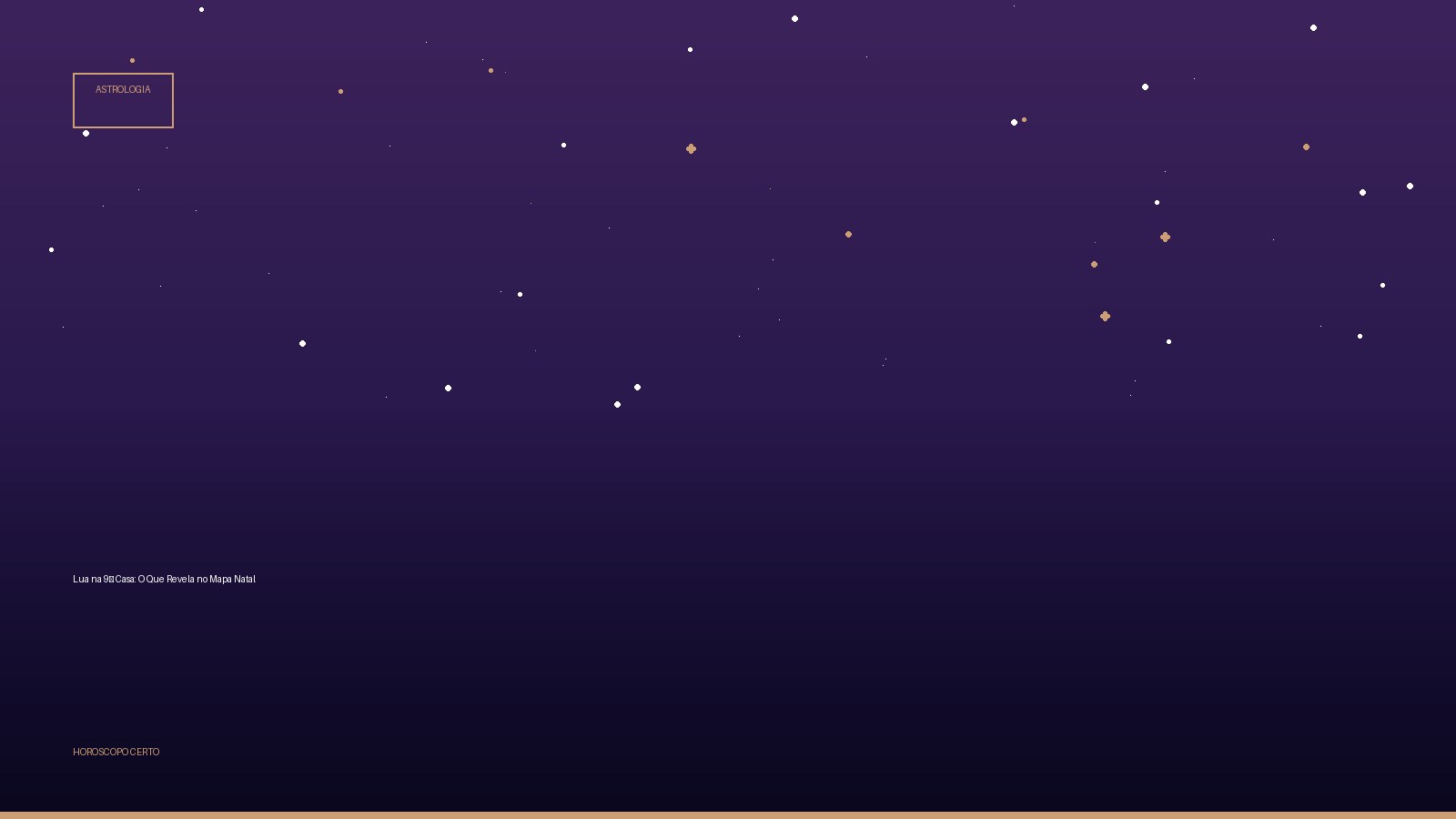 Lua na 9ª Casa: O Que Revela no Mapa Natal — Astrologia no Horoscopo Certo