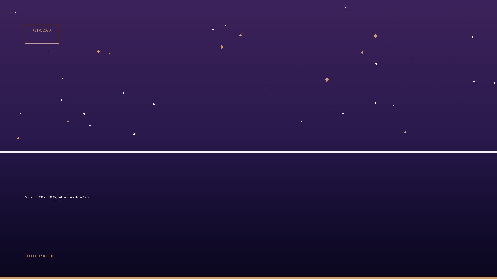 Marte em Câncer ♋: Significado no Mapa Astral — Astrologia no Horoscopo Certo