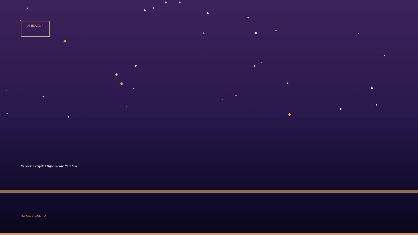 Marte em Escorpião ♏: Significado no Mapa Astral — Astrologia no Horoscopo Certo