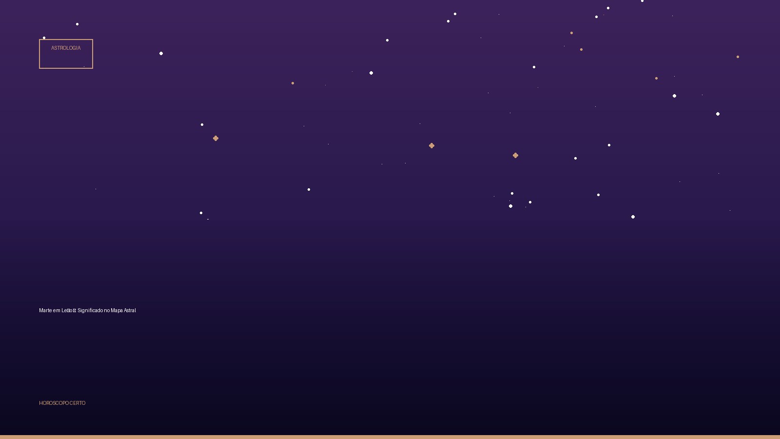 Marte em Leão ♌: Significado no Mapa Astral — Astrologia no Horoscopo Certo