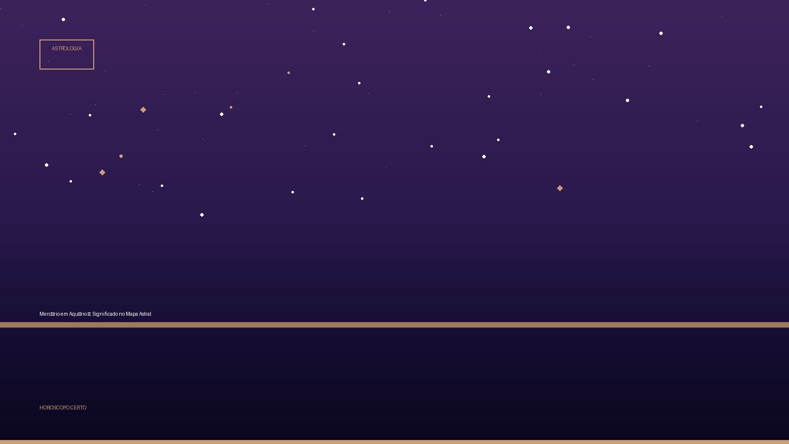 Mercúrio em Aquário ♒: Significado no Mapa Astral — Astrologia no Horoscopo Certo