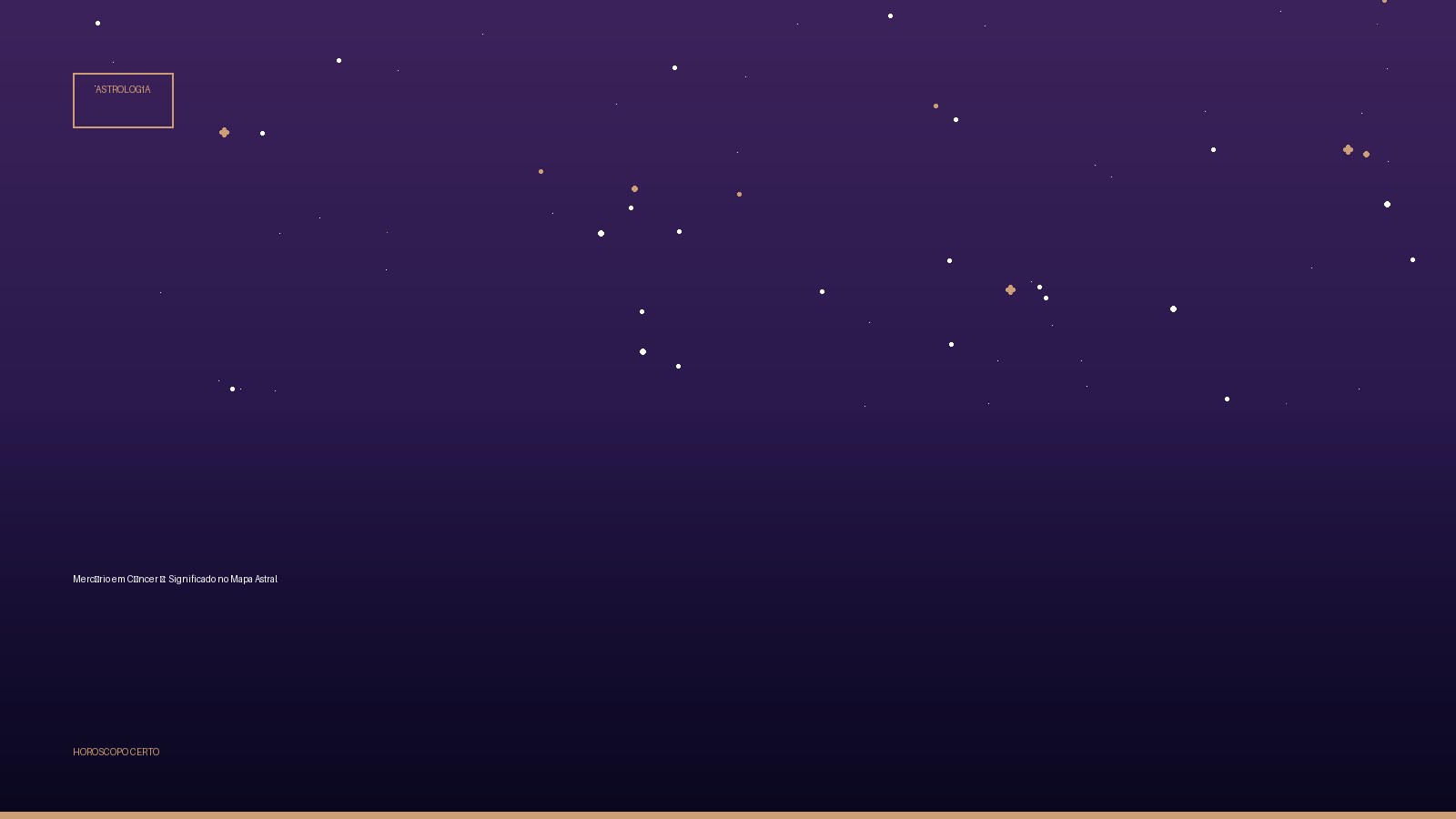 Mercúrio em Câncer ♋: Significado no Mapa Astral — Astrologia no Horoscopo Certo