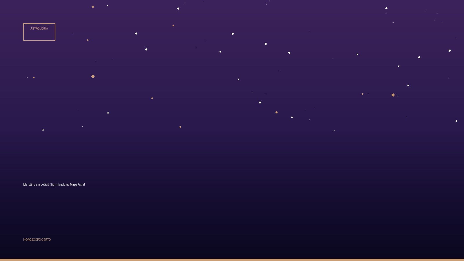 Mercúrio em Leão ♌: Significado no Mapa Astral — Astrologia no Horoscopo Certo