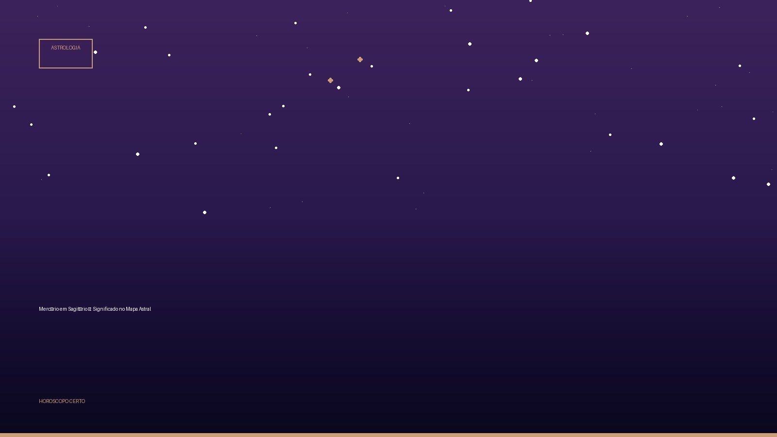 Mercúrio em Sagitário ♐: Significado no Mapa Astral — Astrologia no Horoscopo Certo