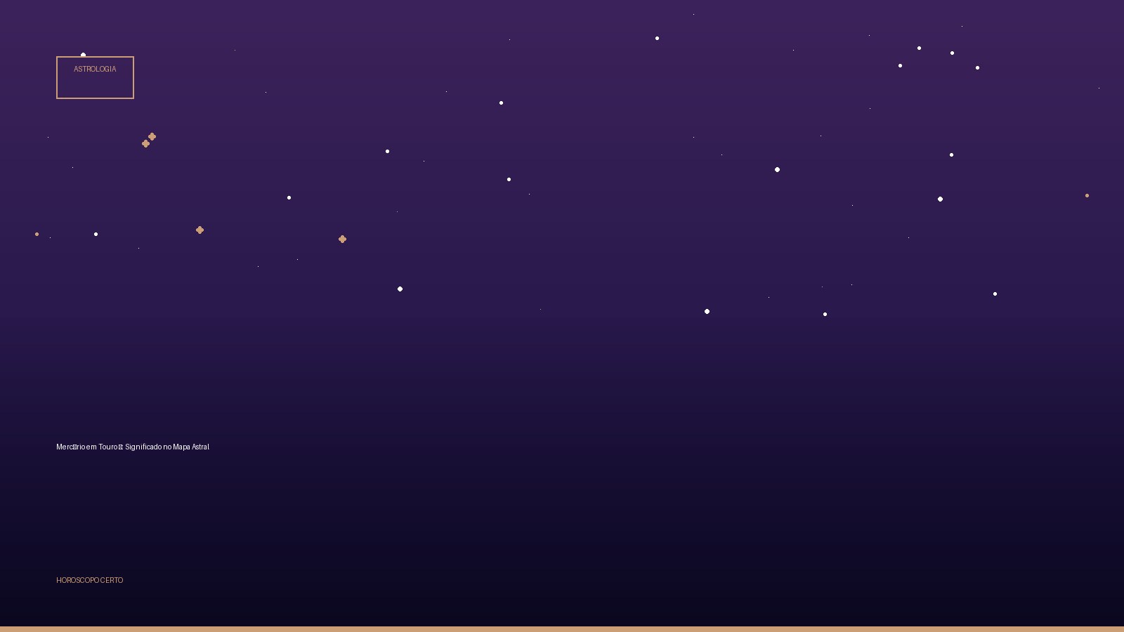 Mercúrio em Touro ♉: Significado no Mapa Astral — Astrologia no Horoscopo Certo