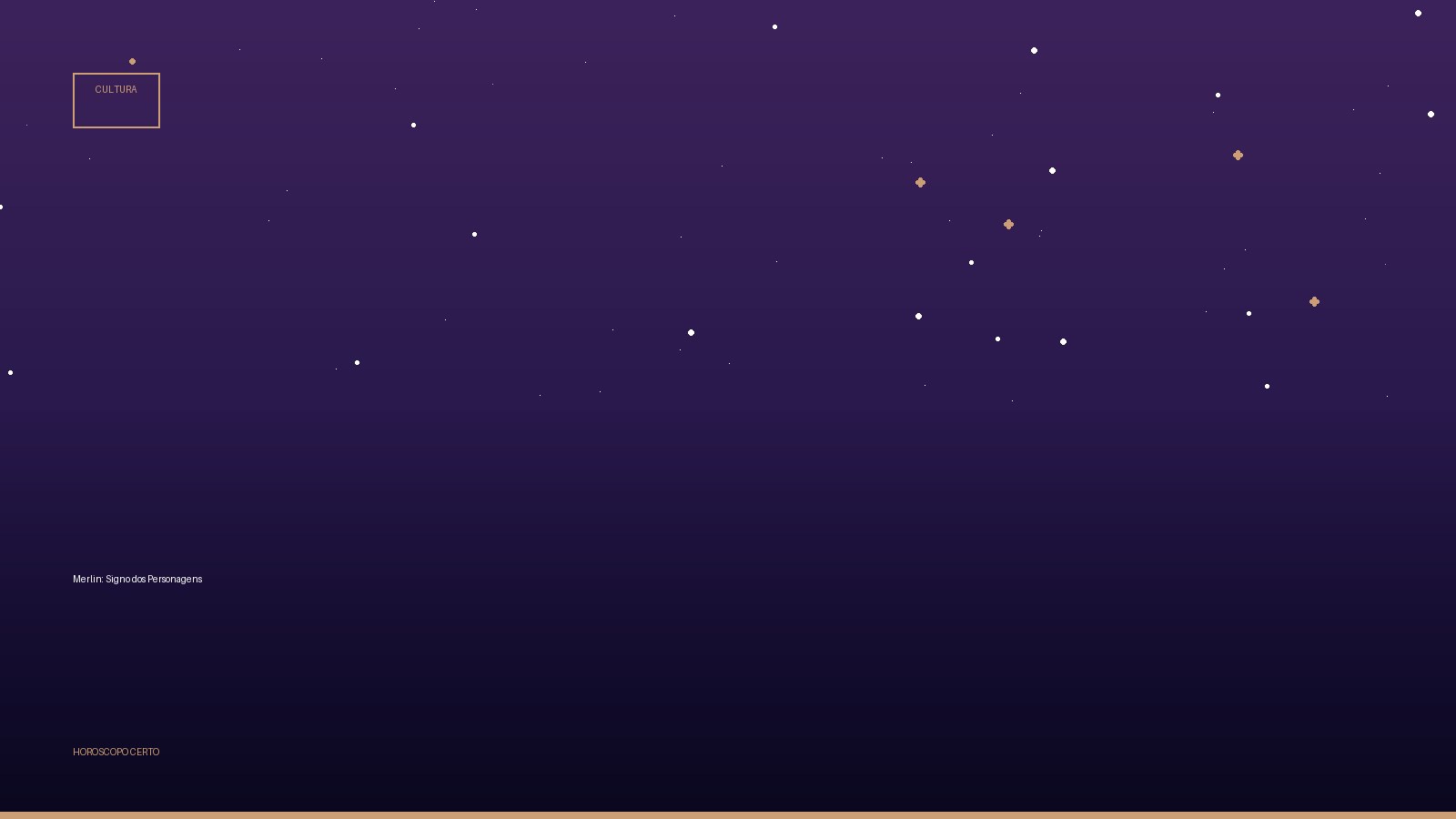 Merlin: Signo dos Personagens — Cultura no Horoscopo Certo