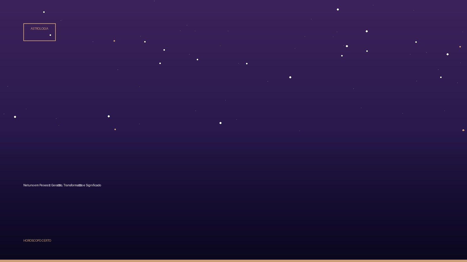 Netuno em Peixes ♓: Geração, Transformação e Significado — Astrologia no Horoscopo Certo