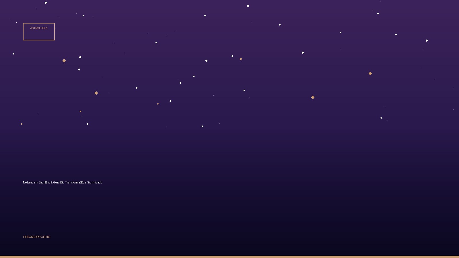 Netuno em Sagitário ♐: Geração, Transformação e Significado — Astrologia no Horoscopo Certo