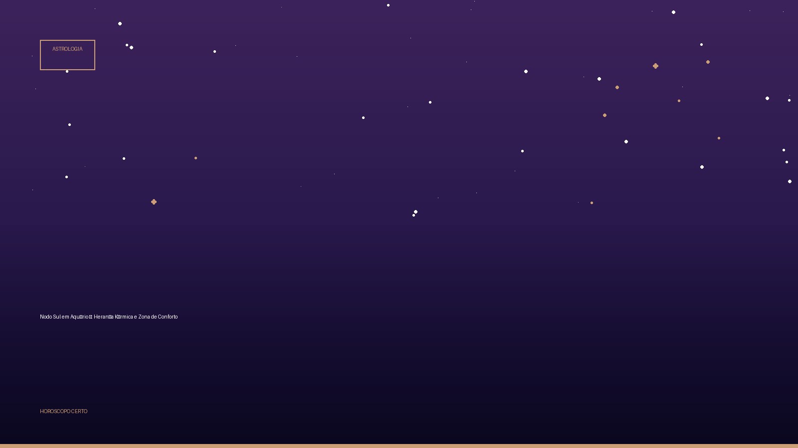 Nodo Sul em Aquário ♒: Herança Kármica e Zona de Conforto — Astrologia no Horoscopo Certo