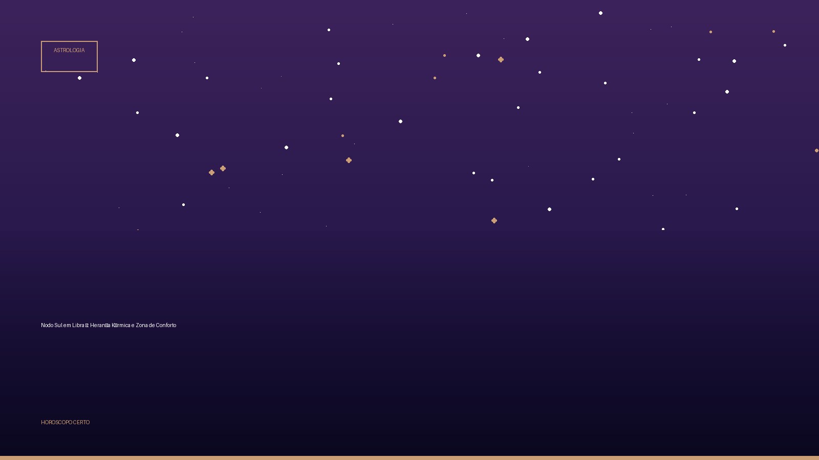 Nodo Sul em Libra ♎: Herança Kármica e Zona de Conforto — Astrologia no Horoscopo Certo