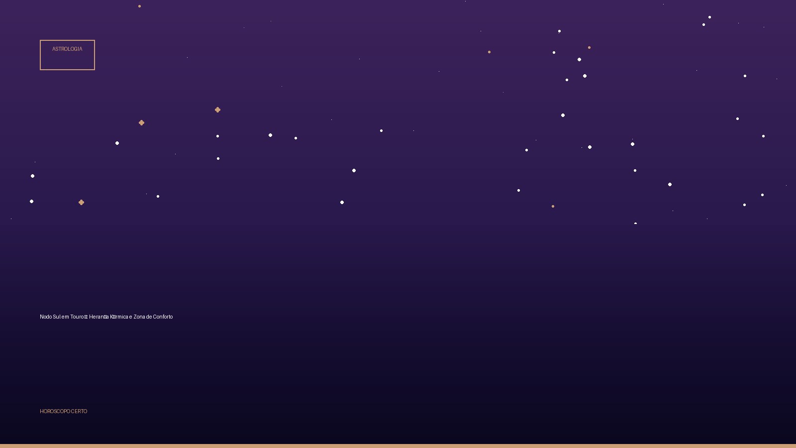 Nodo Sul em Touro ♉: Herança Kármica e Zona de Conforto — Astrologia no Horoscopo Certo