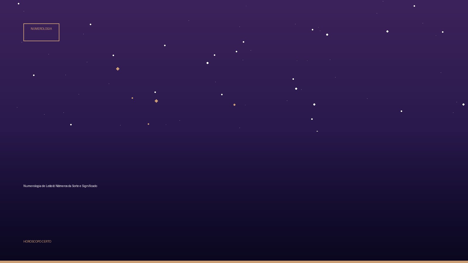 Numerologia de Leão ♌: Números da Sorte e Significado — Numerologia no Horoscopo Certo