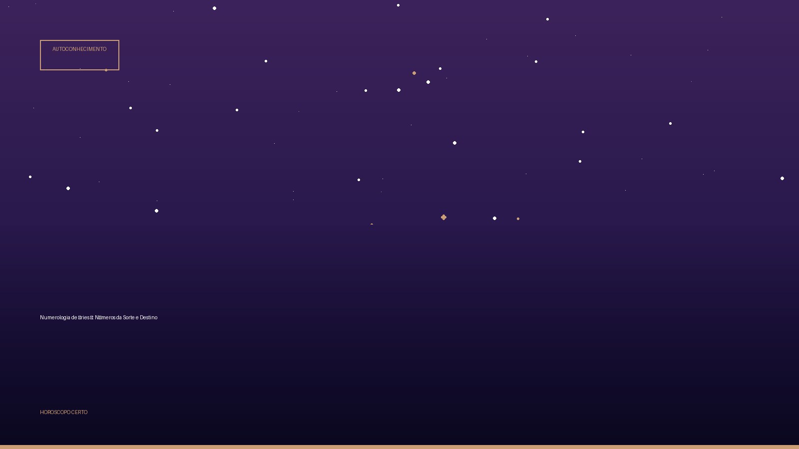 Numerologia de Áries ♈: Números da Sorte e Destino — Autoconhecimento no Horoscopo Certo