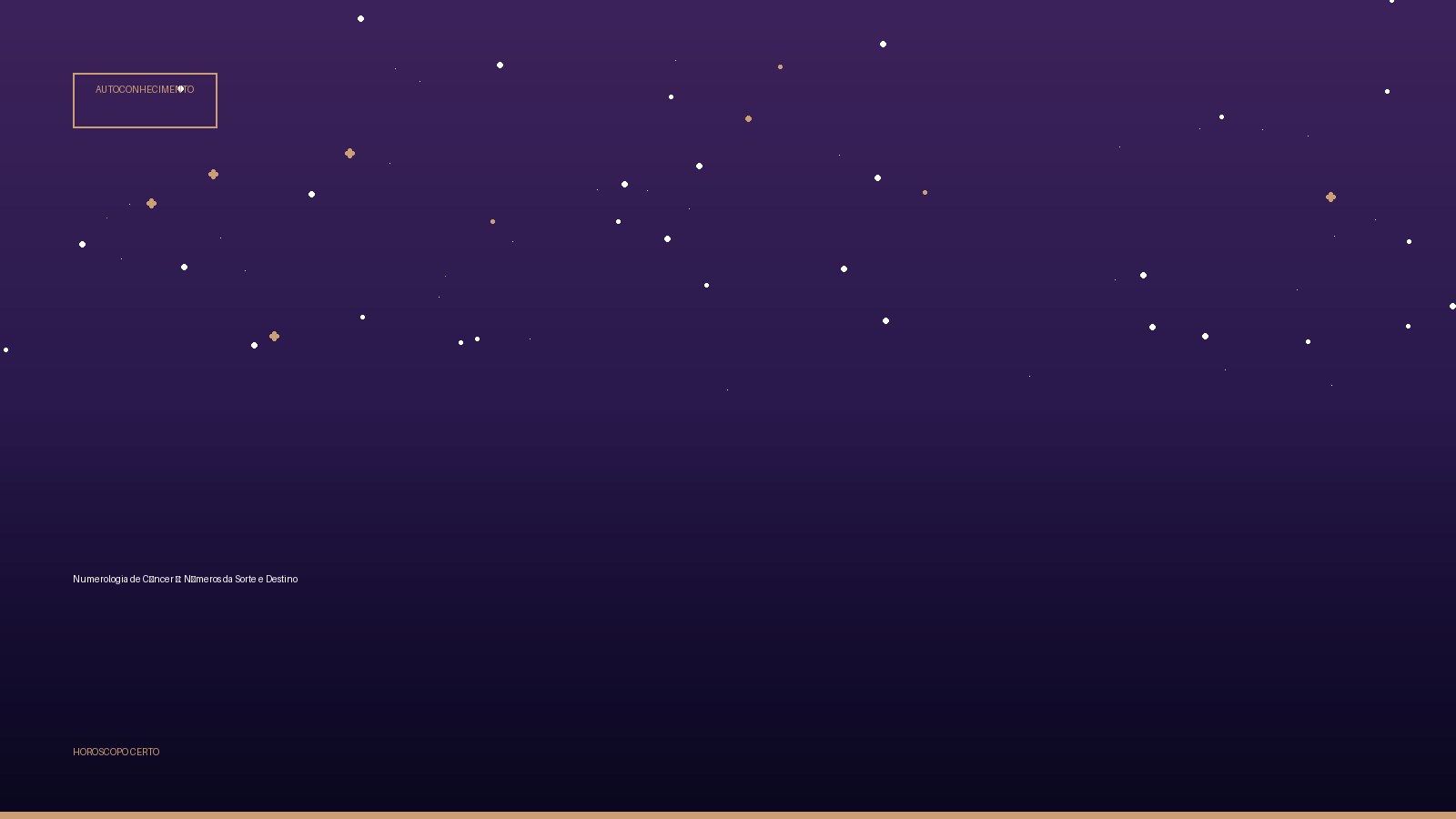 Numerologia de Câncer ♋: Números da Sorte e Destino — Autoconhecimento no Horoscopo Certo