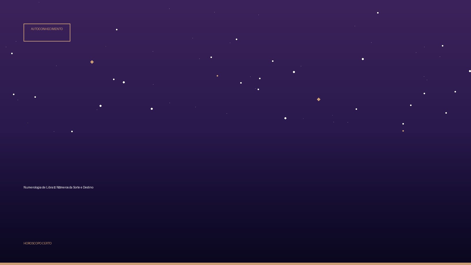 Numerologia de Libra ♎: Números da Sorte e Destino — Autoconhecimento no Horoscopo Certo