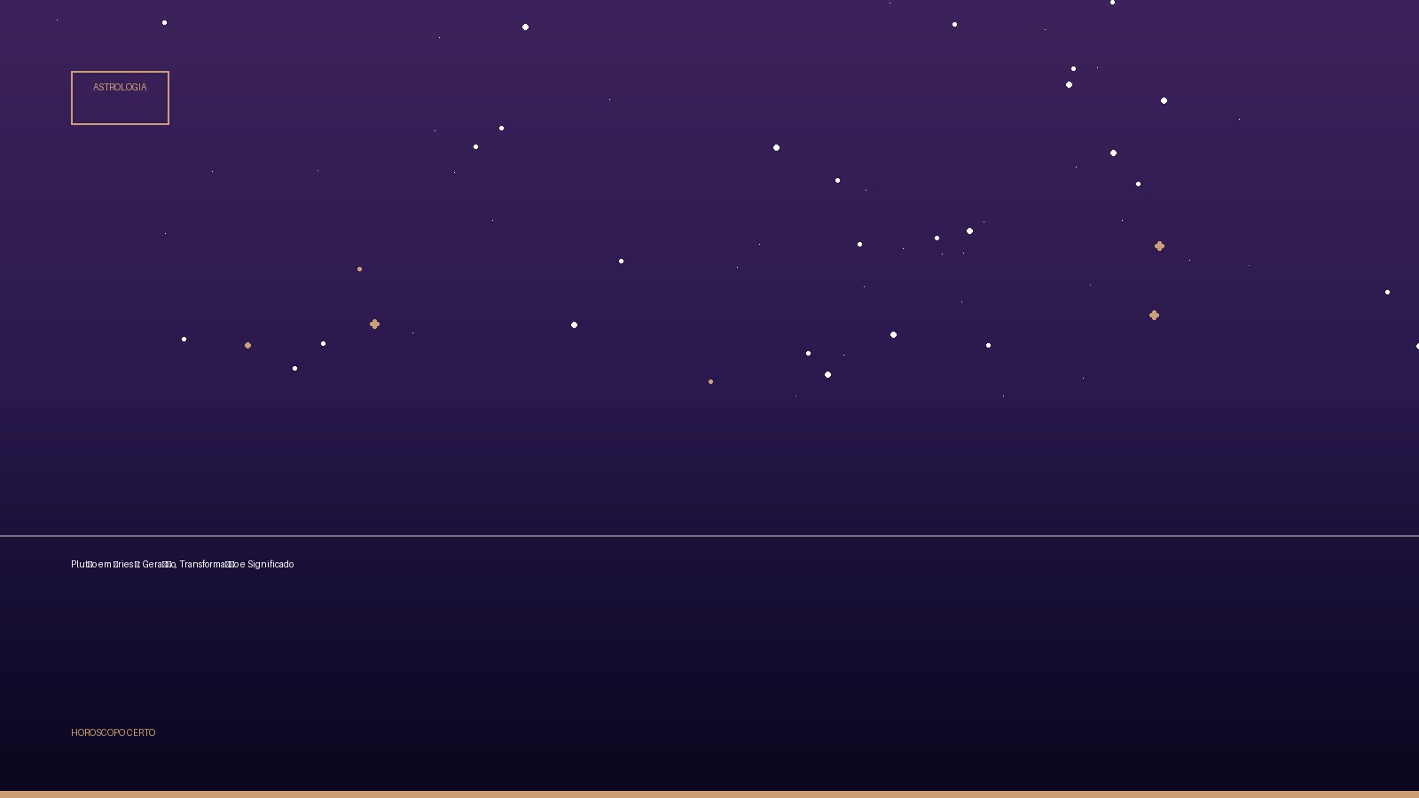 Plutão em Áries ♈: Geração, Transformação e Significado — Astrologia no Horoscopo Certo