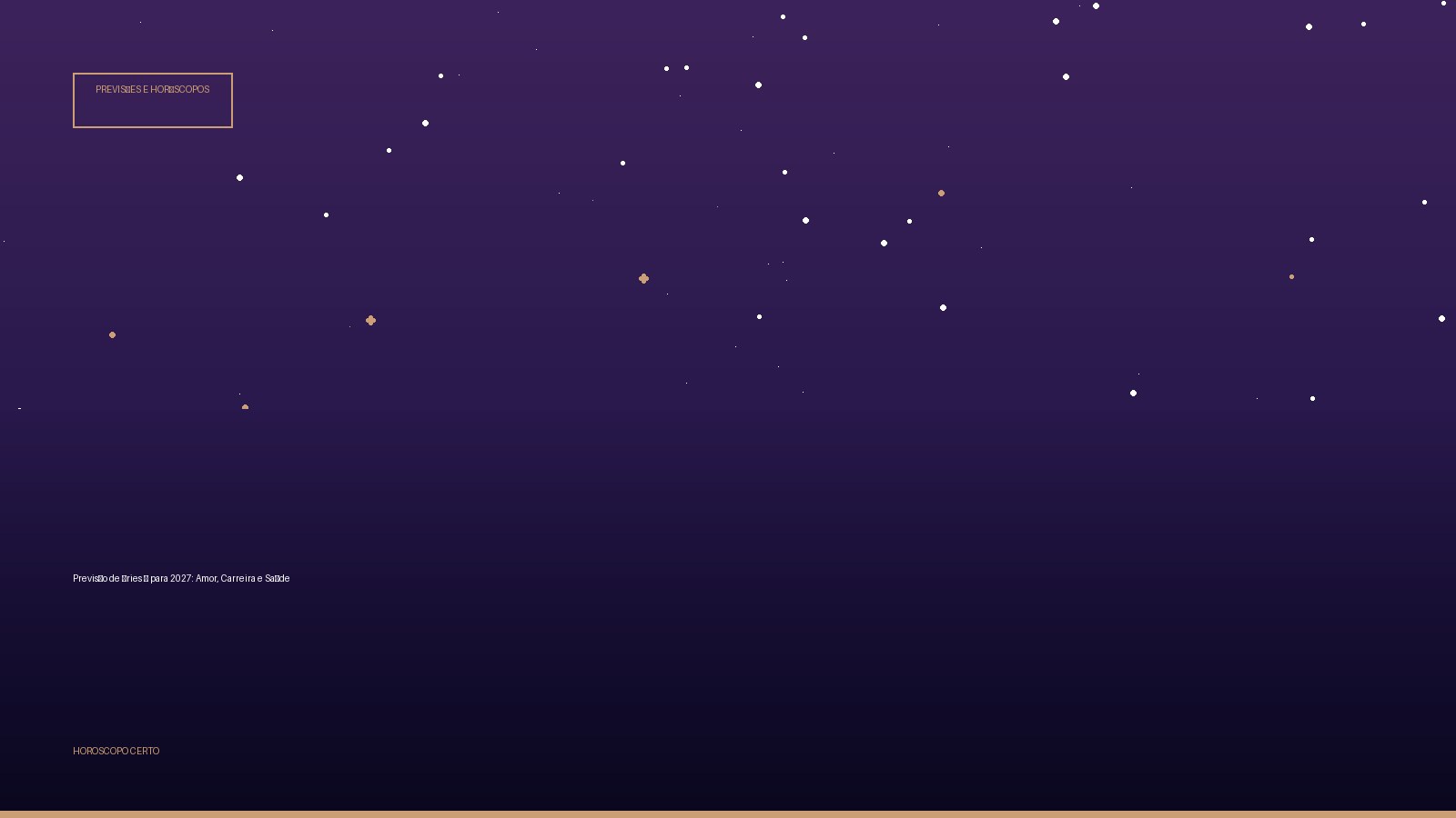 Previsão de Áries ♈ para 2027: Amor, Carreira e Saúde — Previsões e Horóscopos no Horoscopo Certo