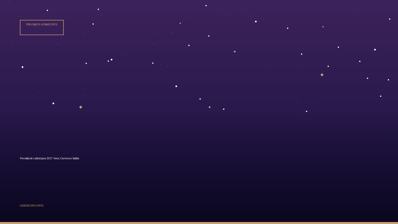 Previsão de Leão ♌ para 2027: Amor, Carreira e Saúde — Previsões e Horóscopos no Horoscopo Certo