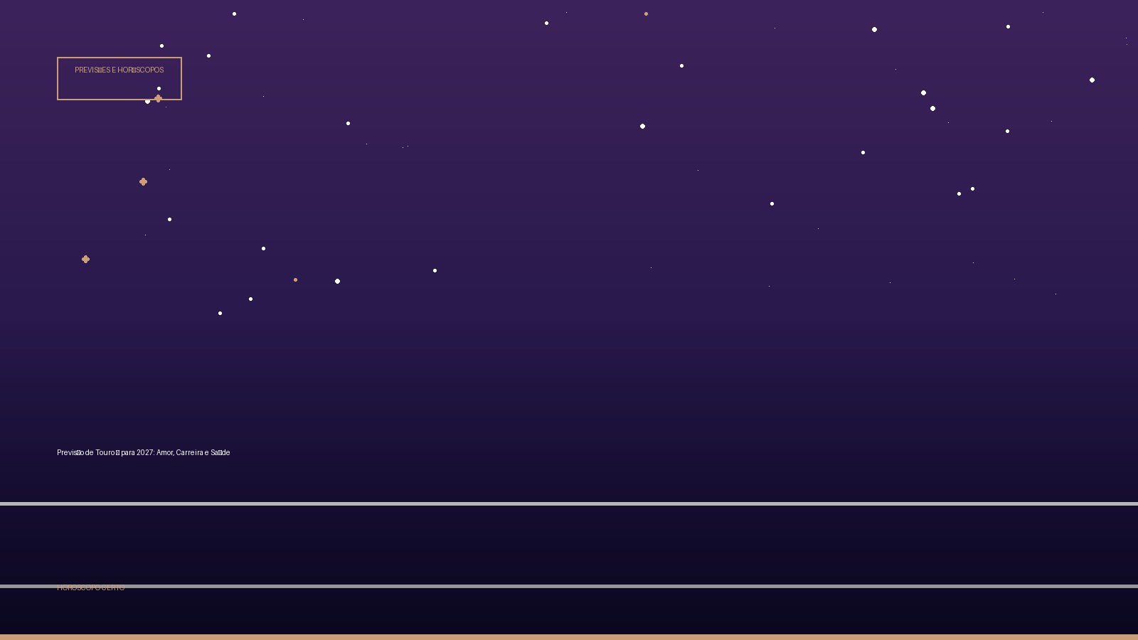 Previsão de Touro ♉ para 2027: Amor, Carreira e Saúde — Previsões e Horóscopos no Horoscopo Certo