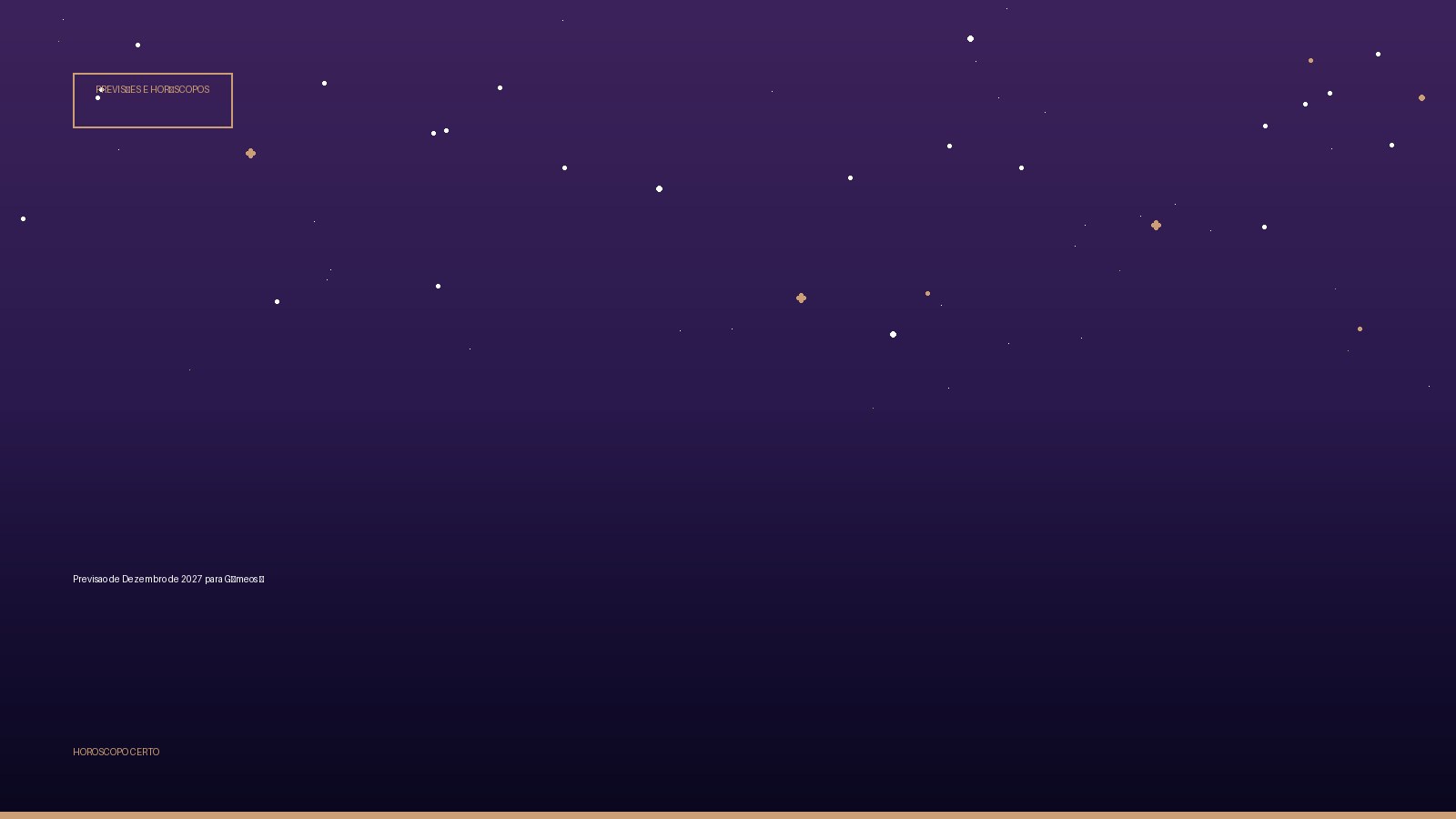 Previsao de Dezembro de 2027 para Gêmeos ♊ — Previsões e Horóscopos no Horoscopo Certo