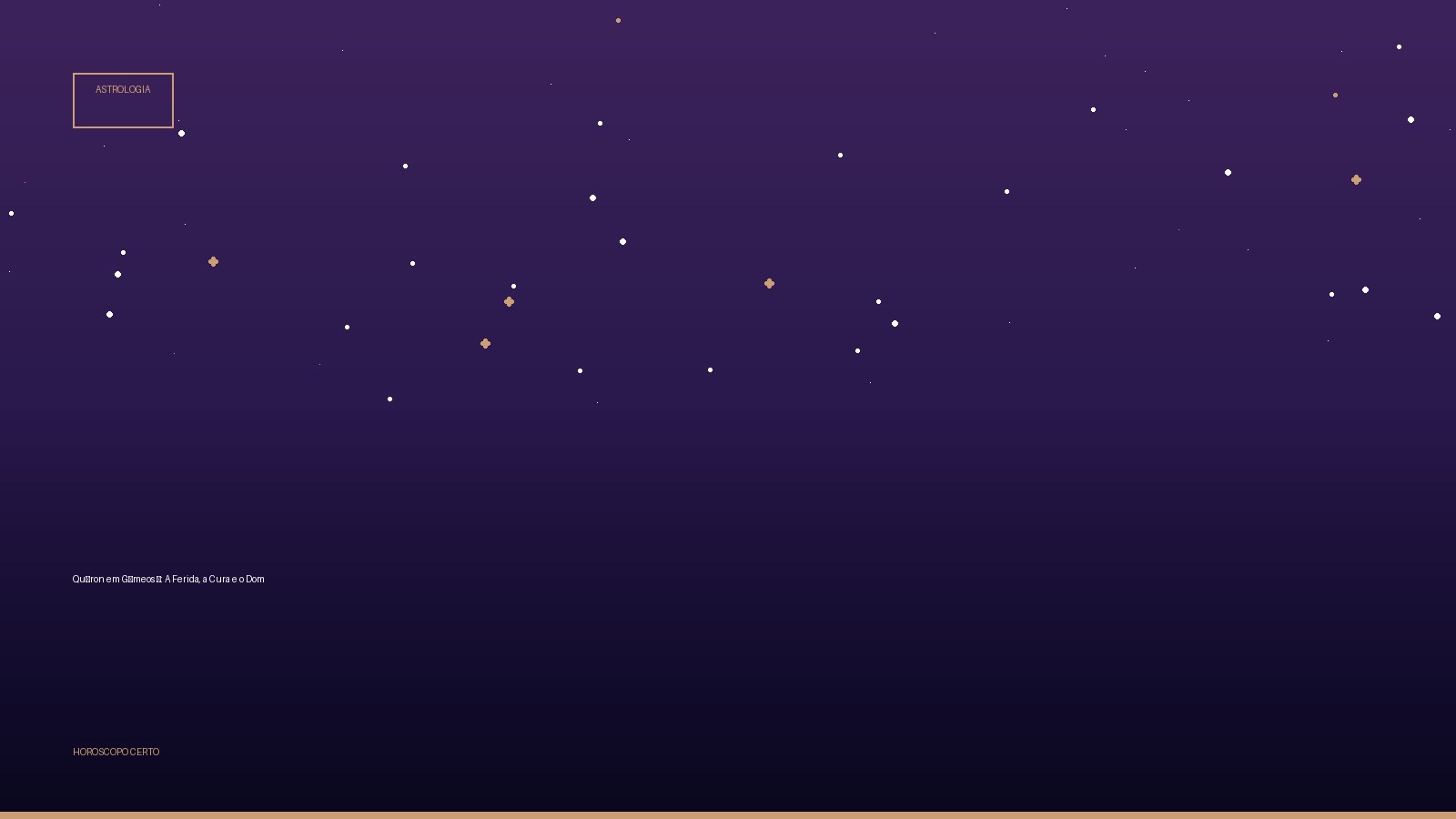 Quíron em Gêmeos ♊: A Ferida, a Cura e o Dom — Astrologia no Horoscopo Certo