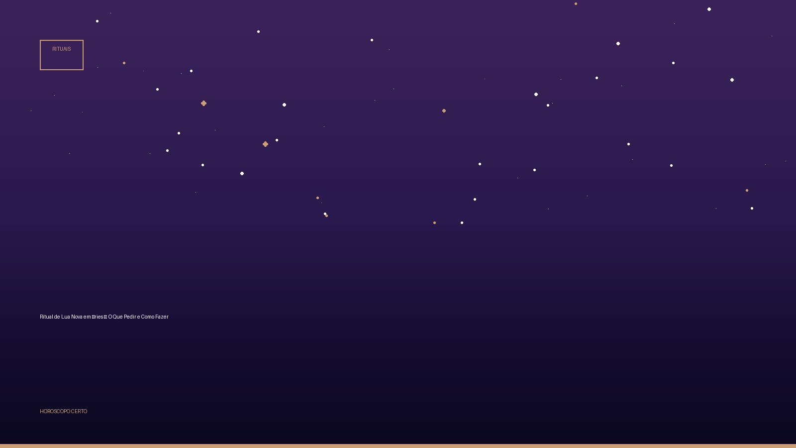 Ritual de Lua Nova em Áries ♈: O Que Pedir e Como Fazer — Rituais no Horoscopo Certo