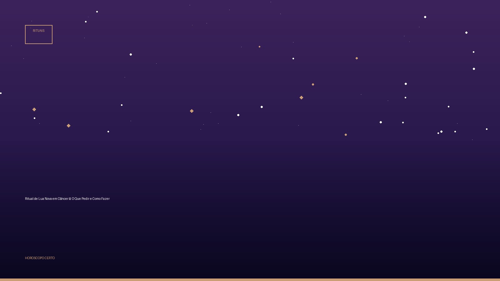 Ritual de Lua Nova em Câncer ♋: O Que Pedir e Como Fazer — Rituais no Horoscopo Certo