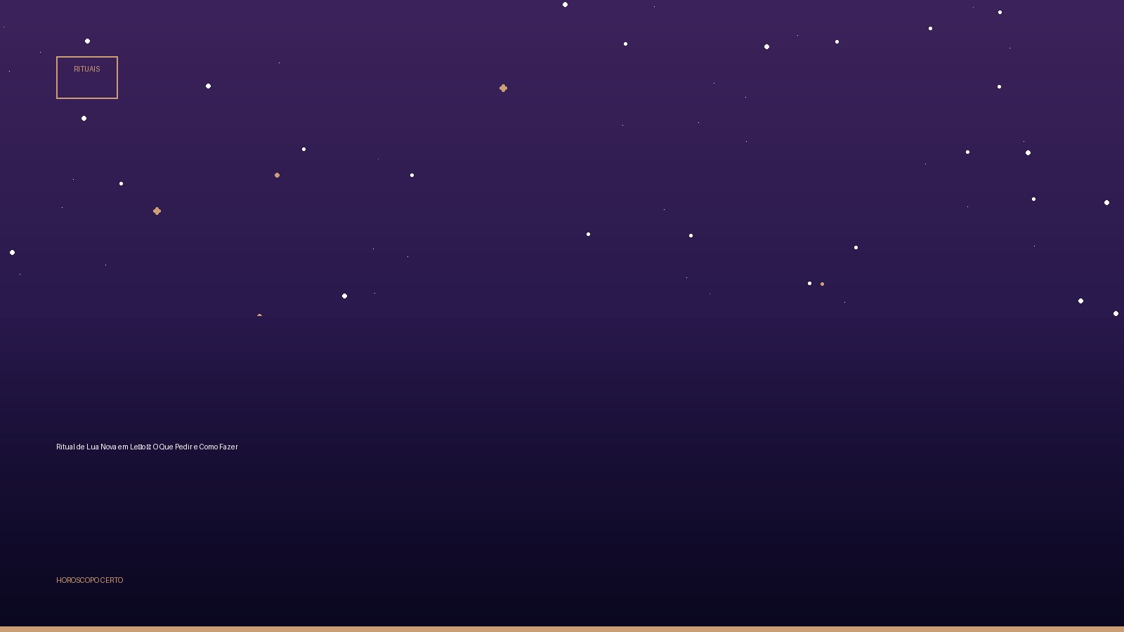 Ritual de Lua Nova em Leão ♌: O Que Pedir e Como Fazer — Rituais no Horoscopo Certo