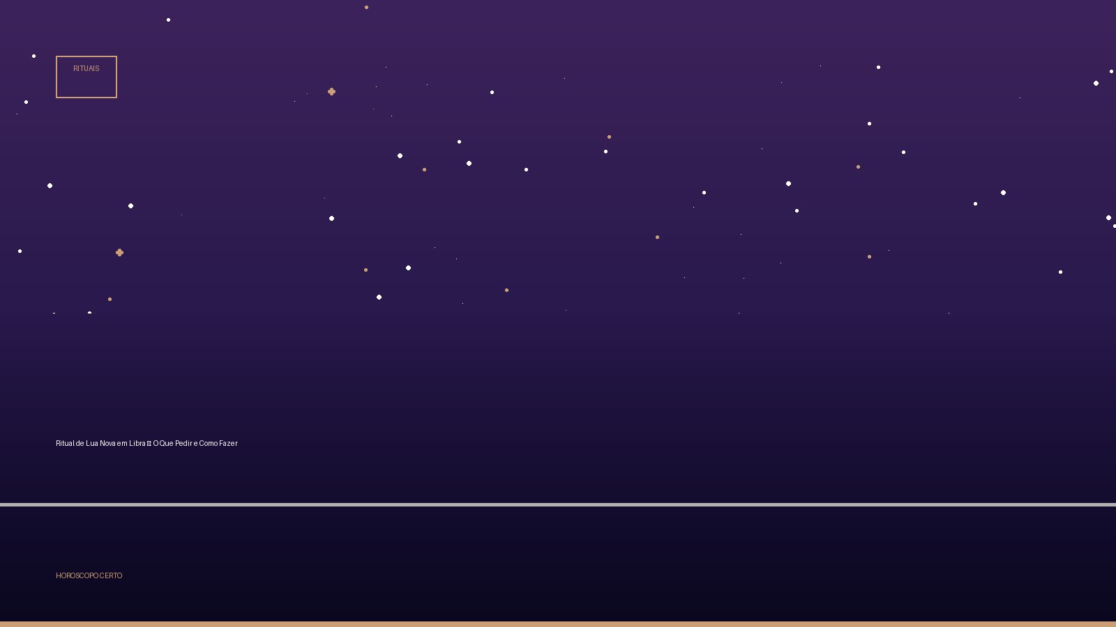 Ritual de Lua Nova em Libra ♎: O Que Pedir e Como Fazer — Rituais no Horoscopo Certo