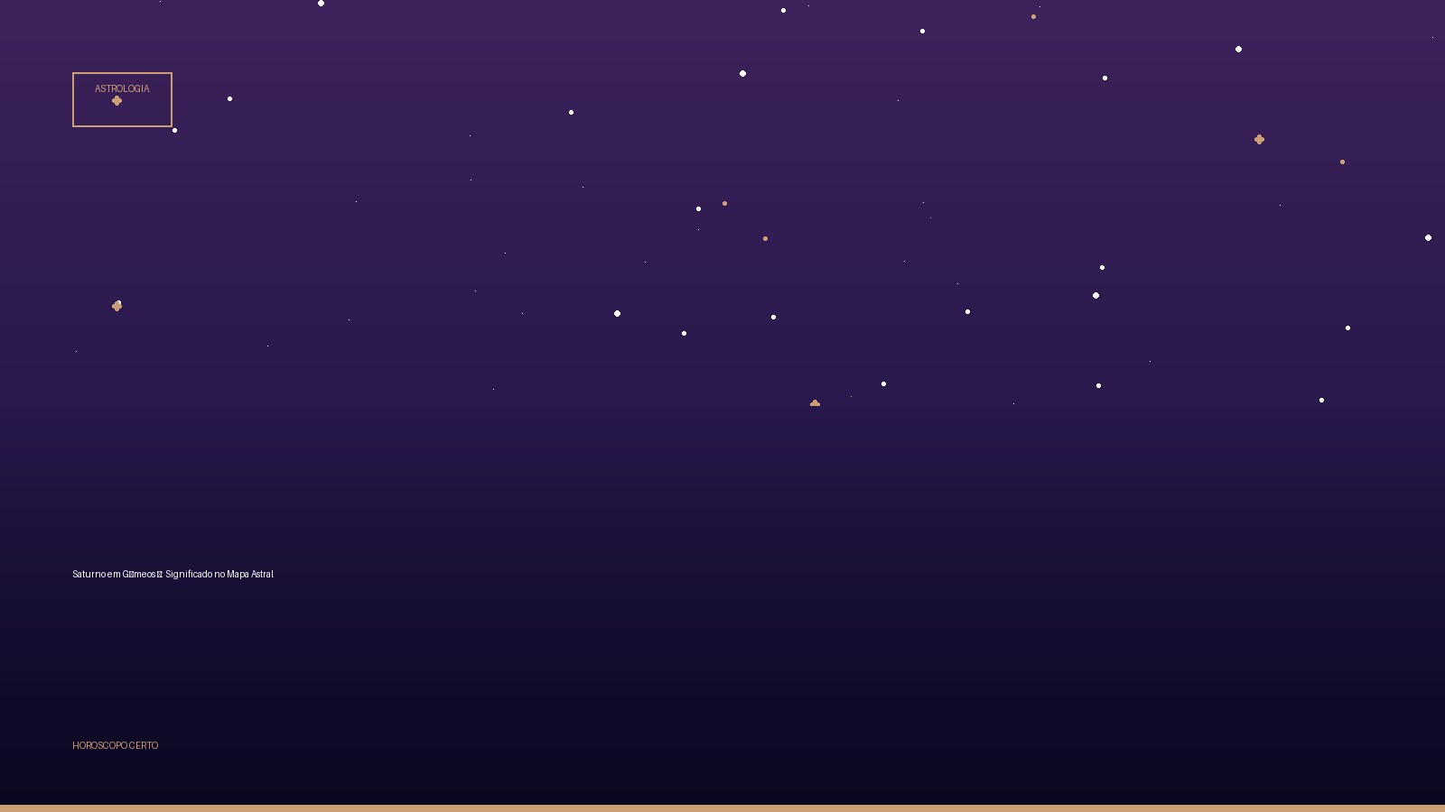 Saturno em Gêmeos ♊: Significado no Mapa Astral — Astrologia no Horoscopo Certo