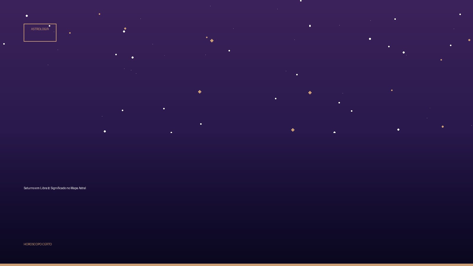 Saturno em Libra ♎: Significado no Mapa Astral — Astrologia no Horoscopo Certo