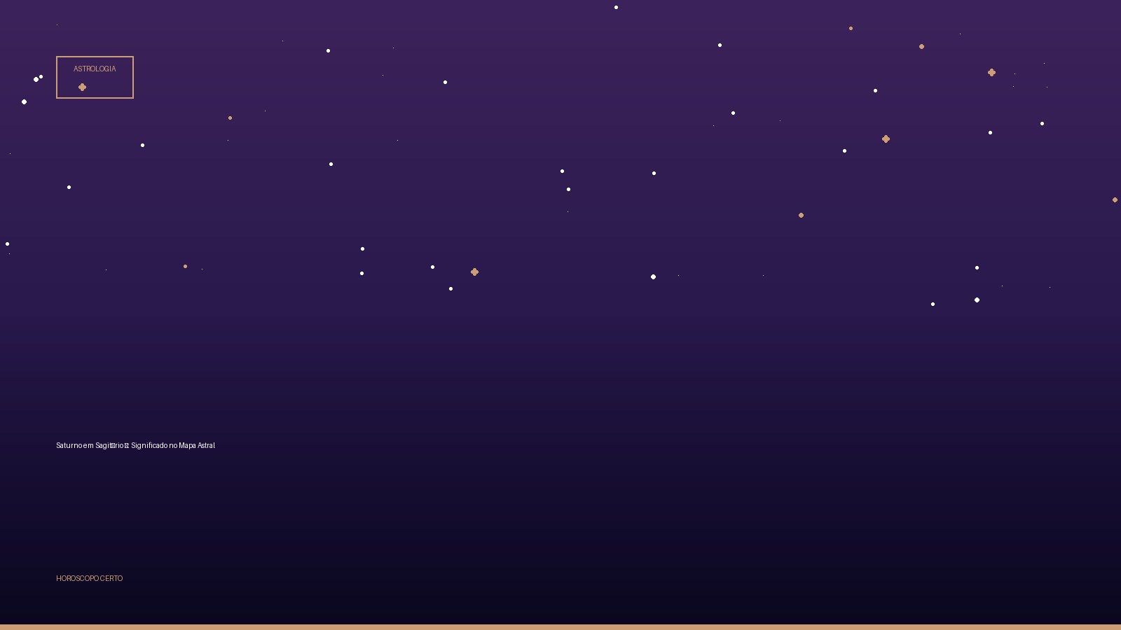 Saturno em Sagitário ♐: Significado no Mapa Astral — Astrologia no Horoscopo Certo