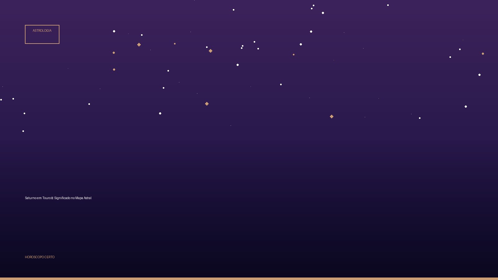 Saturno em Touro ♉: Significado no Mapa Astral — Astrologia no Horoscopo Certo