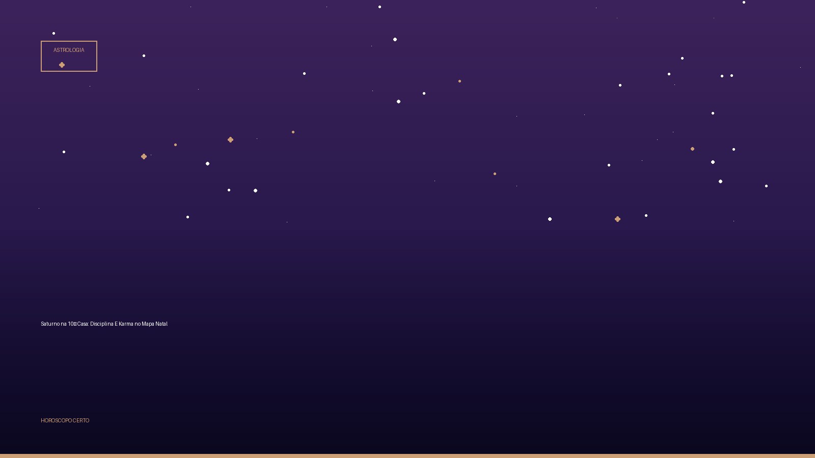 Saturno na 10ª Casa: Disciplina E Karma no Mapa Natal — Astrologia no Horoscopo Certo