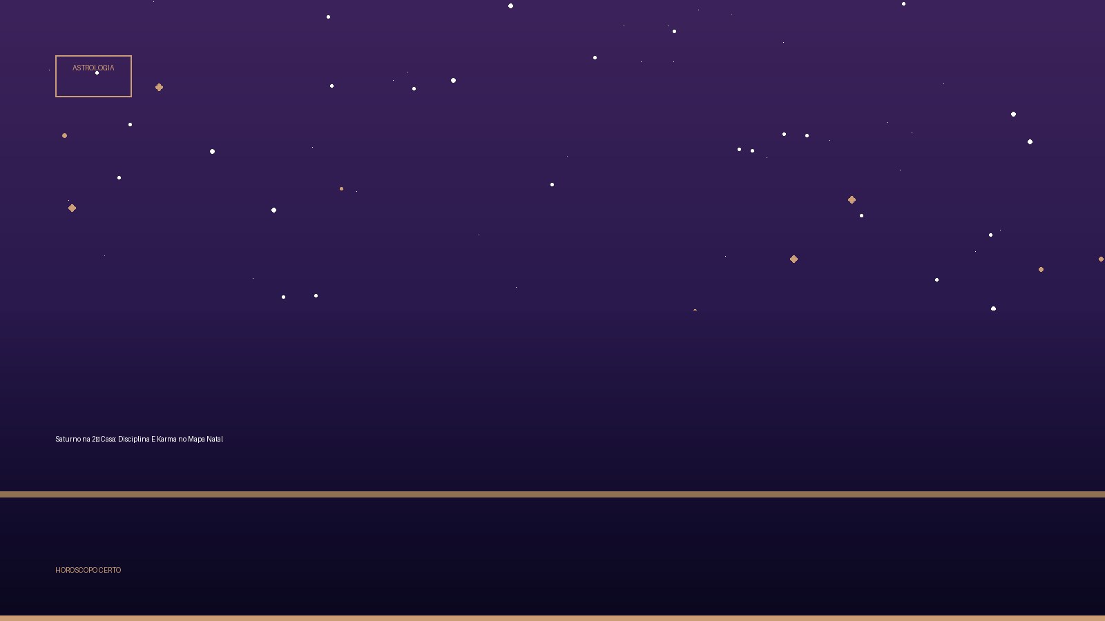Saturno na 2ª Casa: Disciplina E Karma no Mapa Natal — Astrologia no Horoscopo Certo