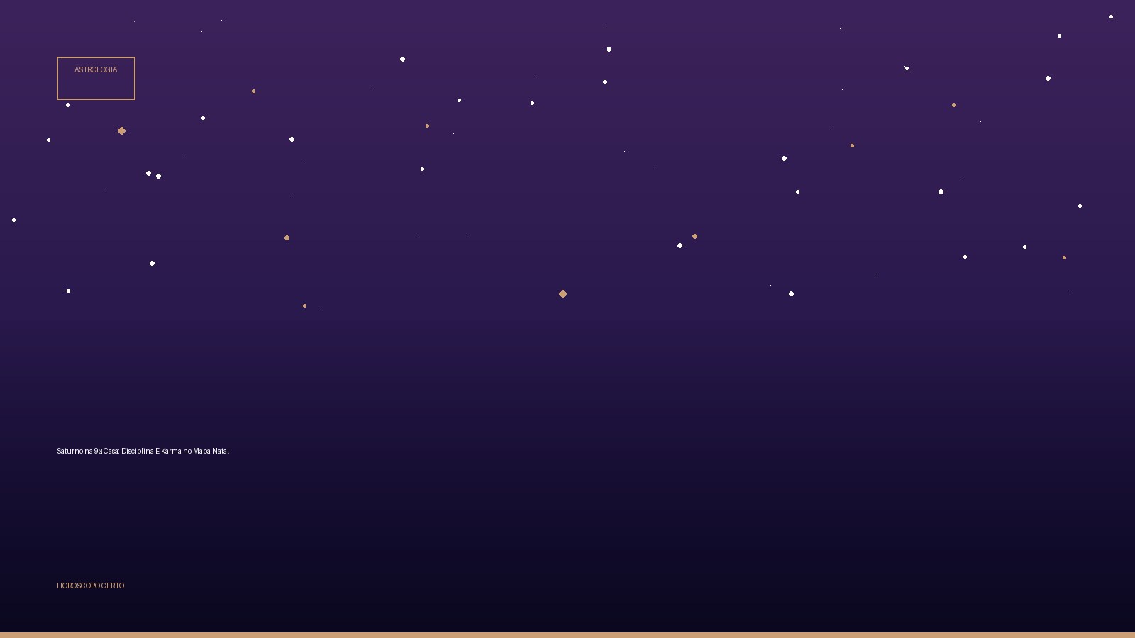 Saturno na 9ª Casa: Disciplina E Karma no Mapa Natal — Astrologia no Horoscopo Certo