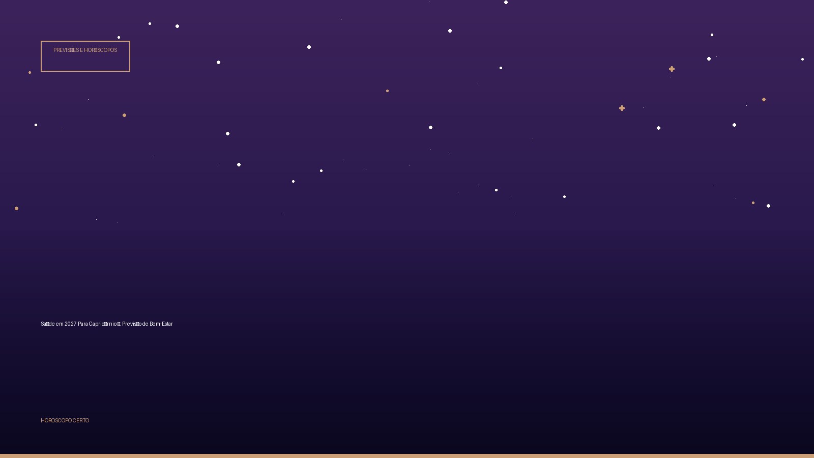 Saúde em 2027 Para Capricórnio ♑: Previsão de Bem-Estar — Previsões e Horóscopos no Horoscopo Certo